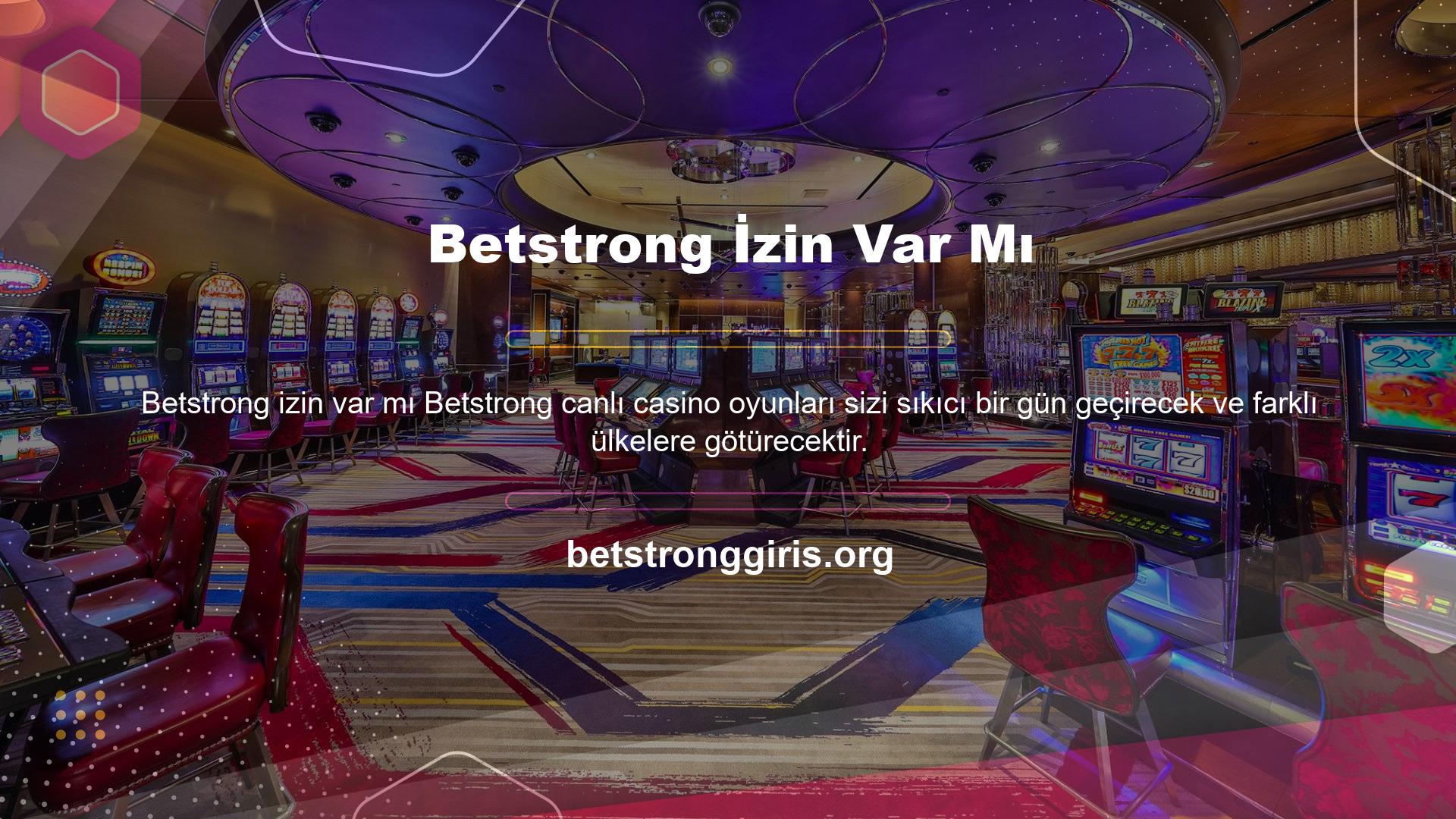Platformda onlarca farklı canlı casino içeriği bulunmaktadır